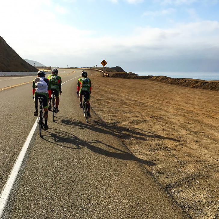 AIDS/LifeCycle Ride along coast