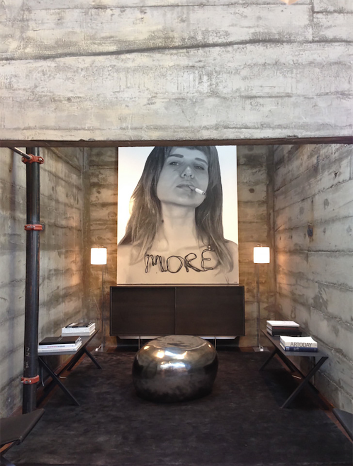 Alisa’s small-scale lounge located within the San Francisco showroom