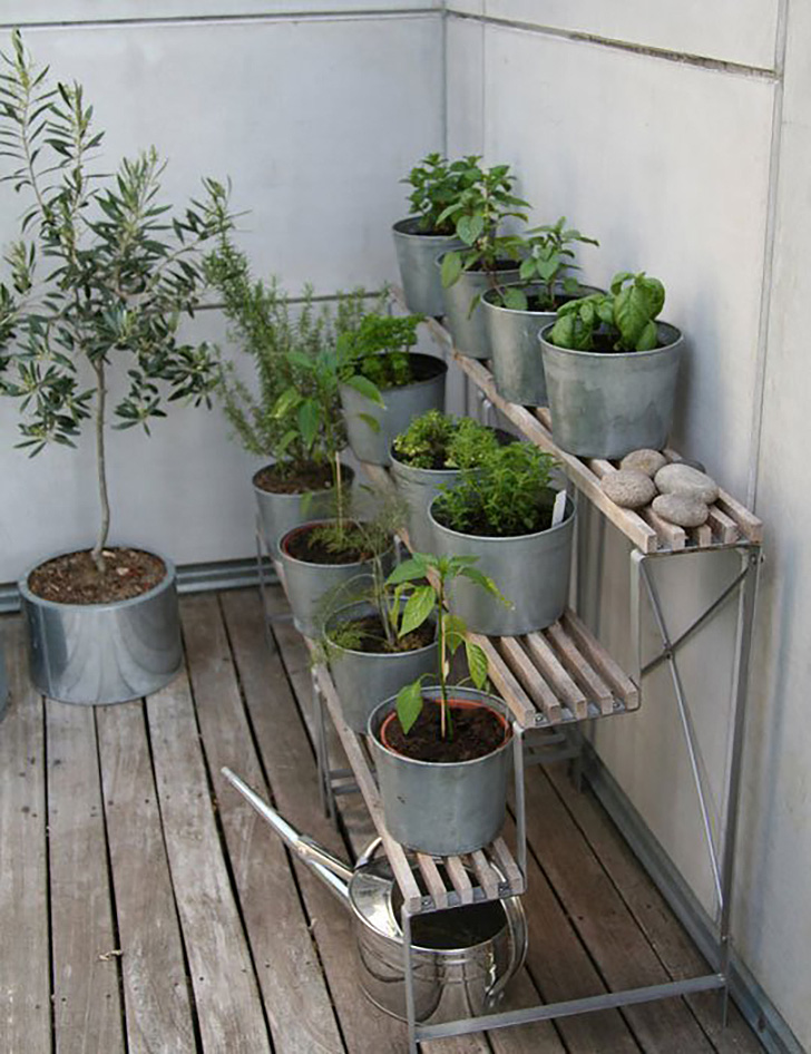 Vertical planters look modern and are a great space-saver. You’ll be able to brighten up with plenty of plants, no matter your space limitations.