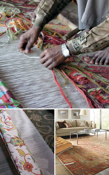 Collage of Obeetee Rugs products