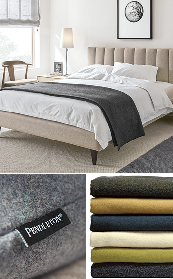 Collage of Pendleton Woolen Mills products