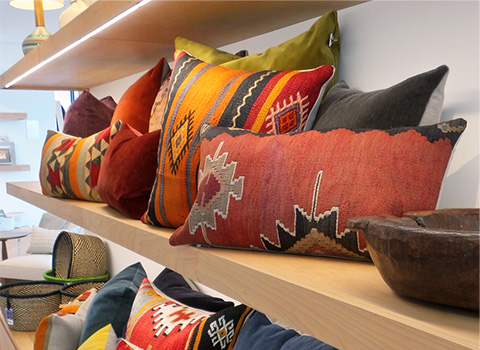 Our collection of one-of-a-kind décor is constantly changing and is available only in our stores.