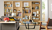 Woodwind Bookcases by the Inch