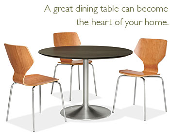A great dining table can become the heart of your home.
