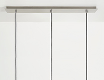 Canopy Rectangle Ceiling Plate - Row of Three Installation Instructions