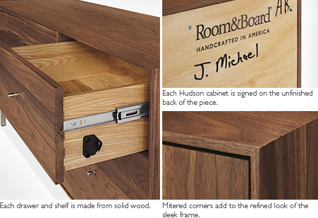 Details of the Hudson cabinet