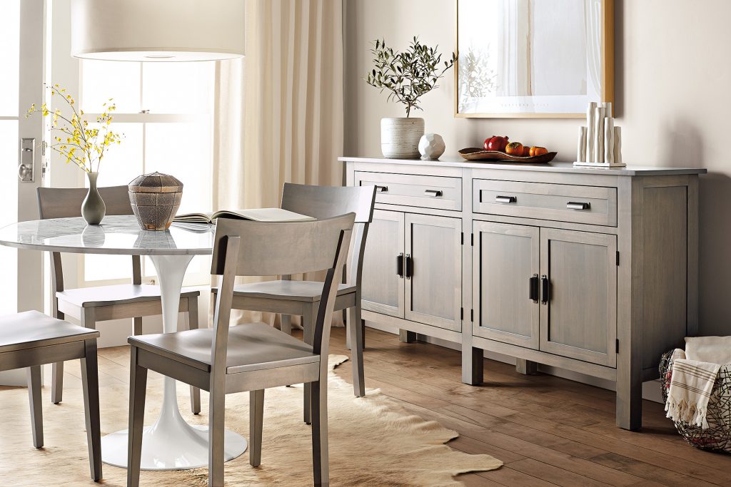 Bennet storage cabinet with Saarien table