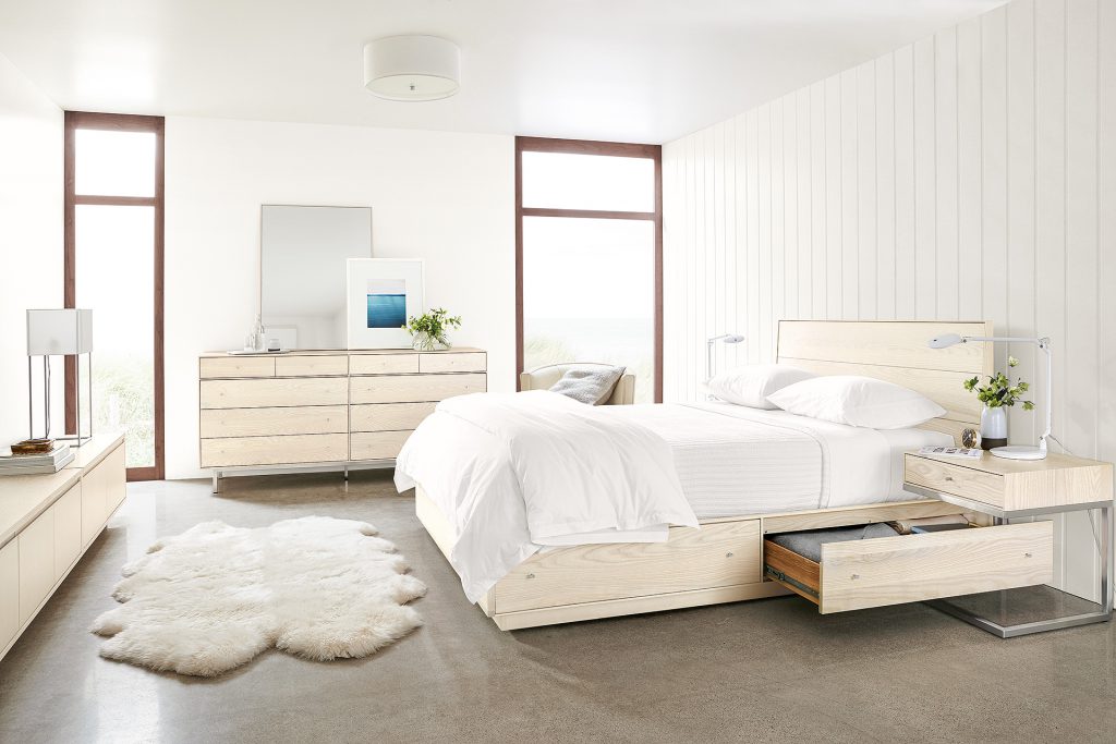 Bedroom with Hudson furniture
