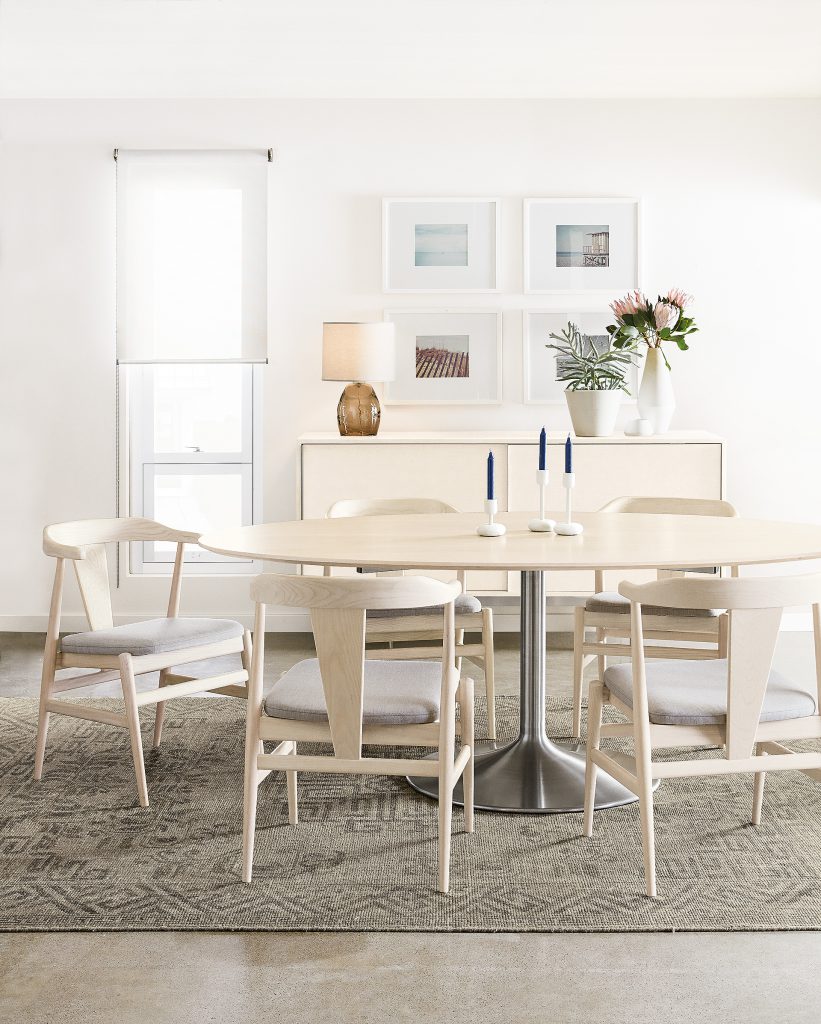 Julian table with Evan chairs
