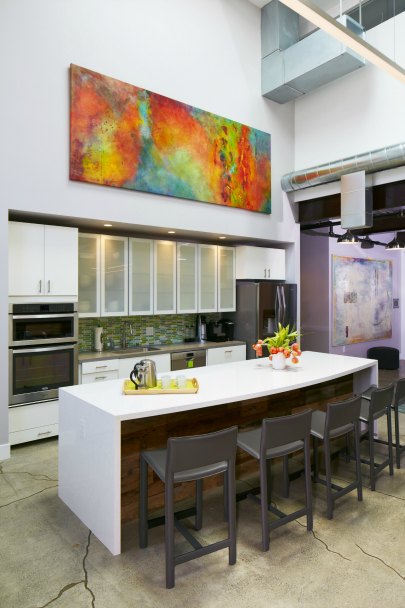 Madrid counter stools in kitchen