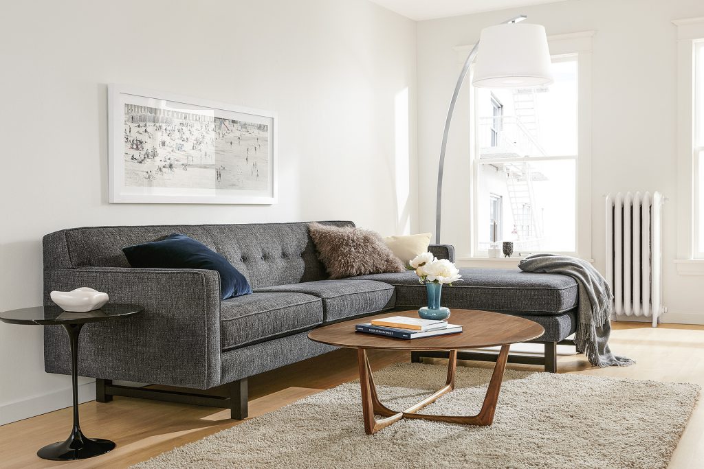 Andre sofa with Dunn cocktail table