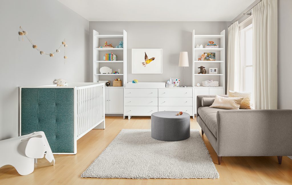 small nursery with daybed