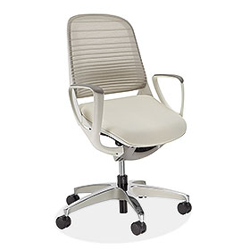Luce office chair by Okamura in white