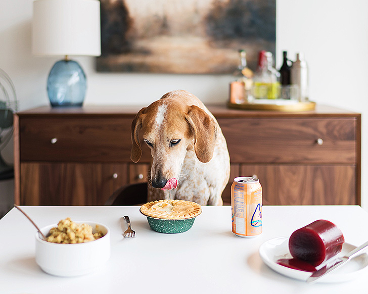 Delano cabinet and Grace table lamp in dining room