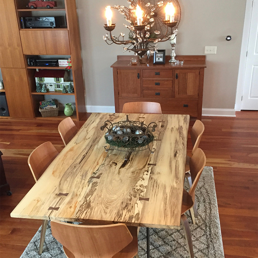 Chilton dining table and Pike chairs