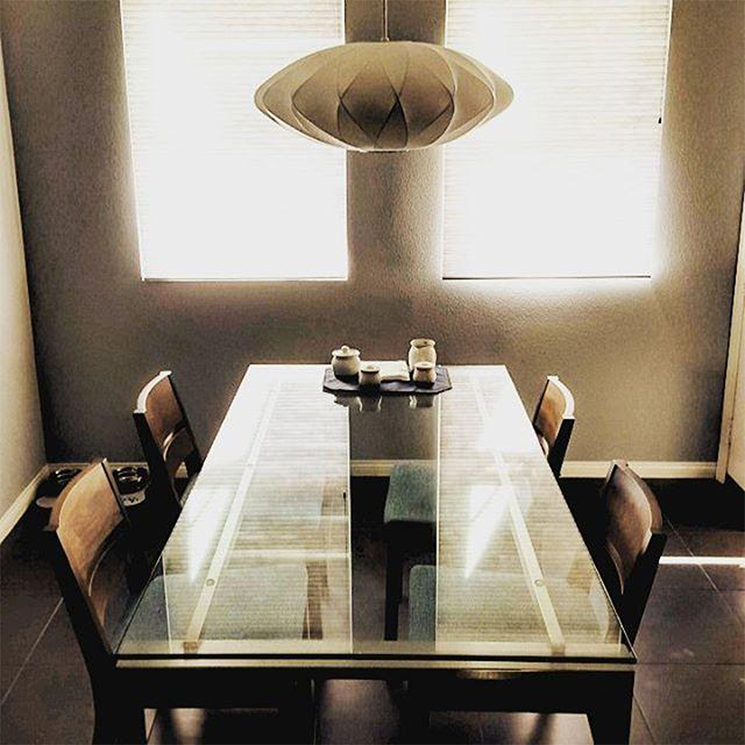 Rand dining table and Afton chairs