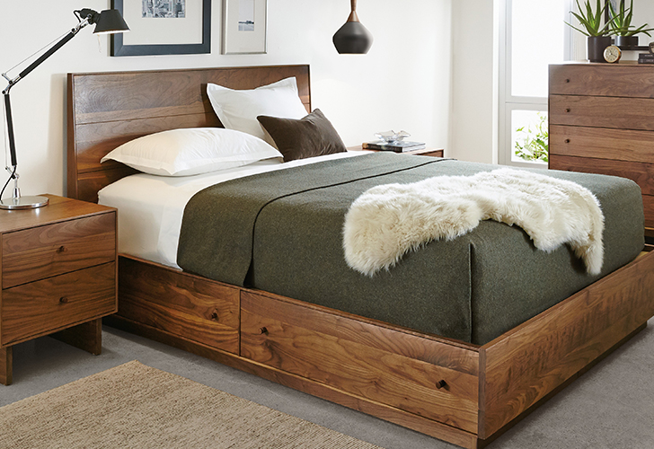 Hudson storage bed