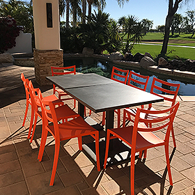 Sabrina outdoor dining chairs