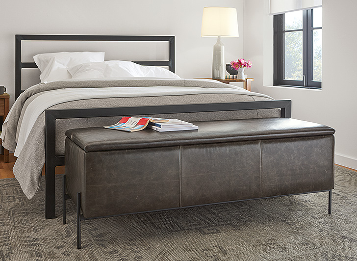 Storage Benches For Every Room, Leather End Of Bed Storage Bench