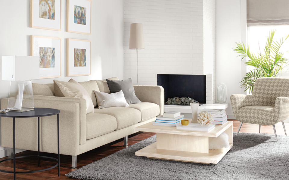 Arden rug in living room