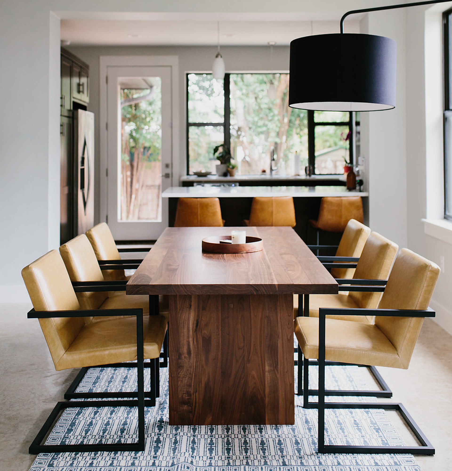 Close up of Jen Pinkston's dining room