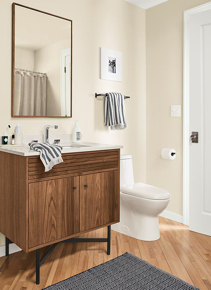 Adrian vanity with Hudson mirror