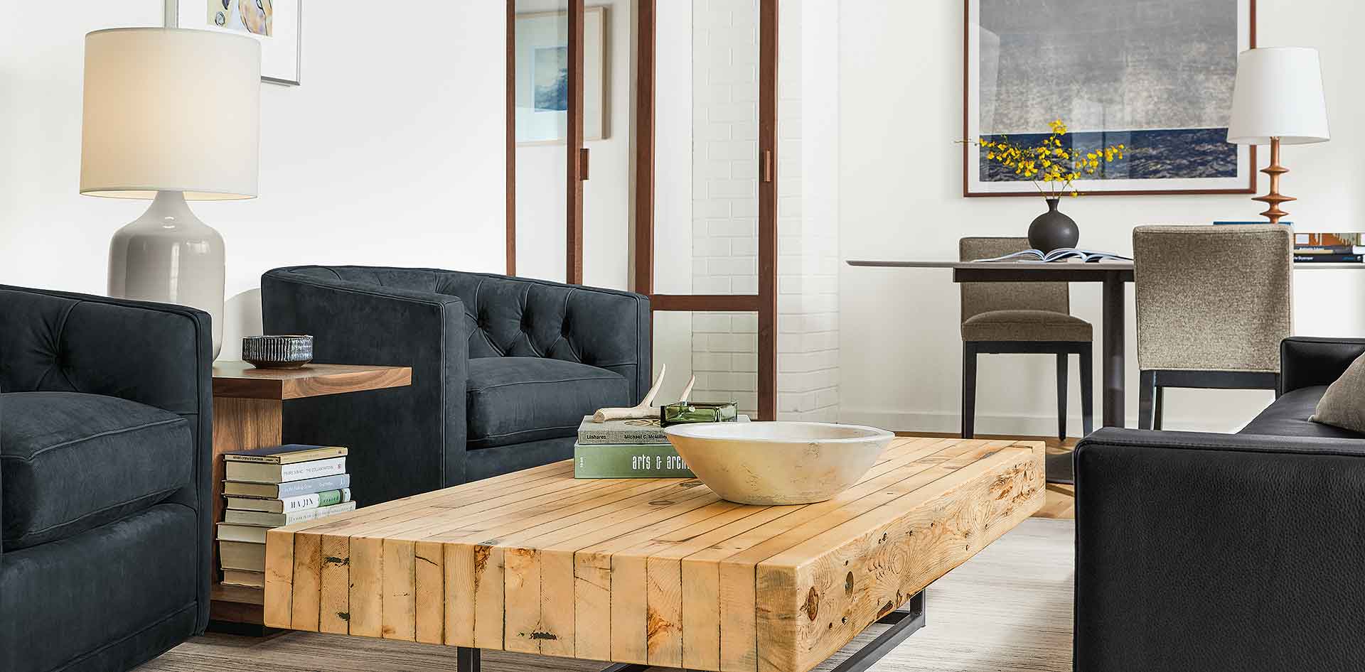 Briggs reclaimed wood cocktail table