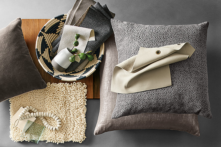 Neural color inspiration palette by a Room & Board Design Associate.