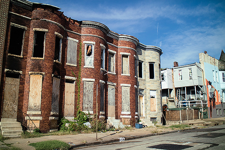 Baltimore has thousands of abandoned row homes