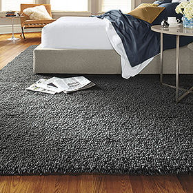 Arden wool rug, sustainable rug materials