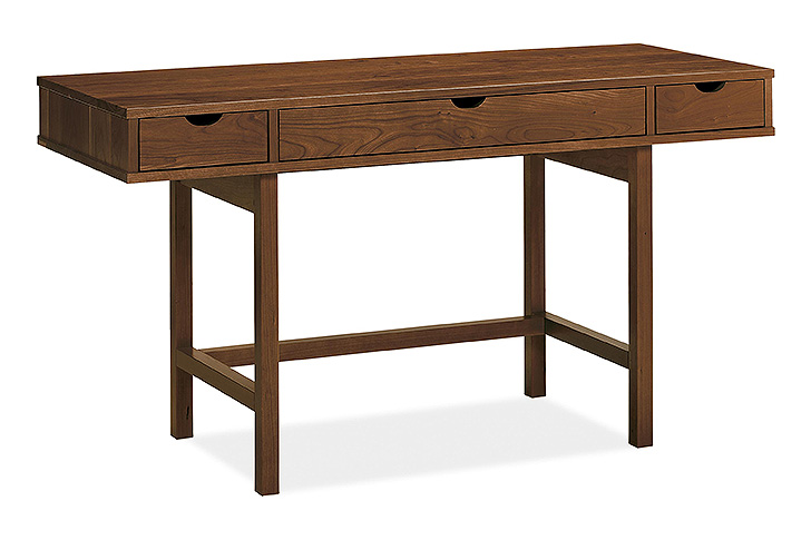 Modern wood writing desk