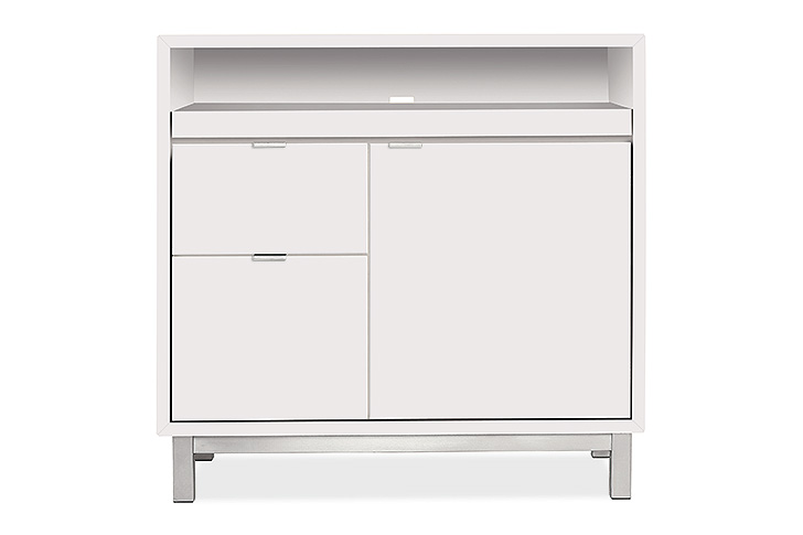 Storage Desk Roundup White Office Cabinet With Desk E