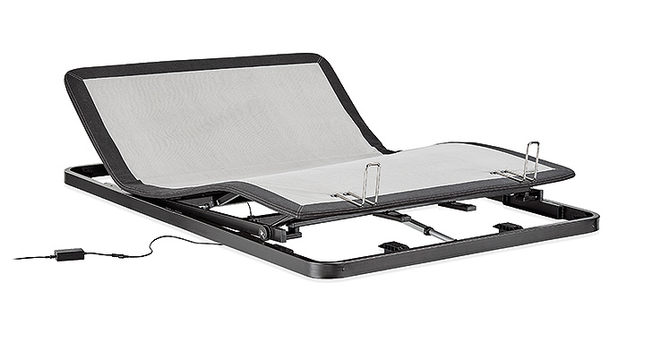 adjustable bed with slim profile