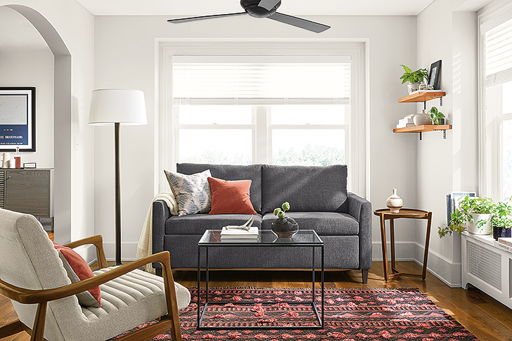 Allston sleeper sofa in small space living room
