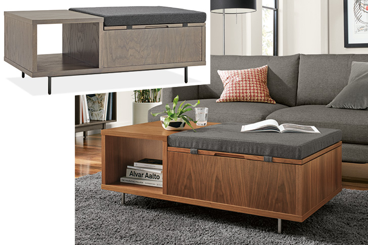 Fleming coffee table with storage
