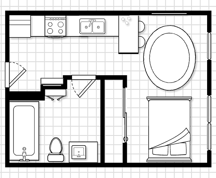 Studio floor plan