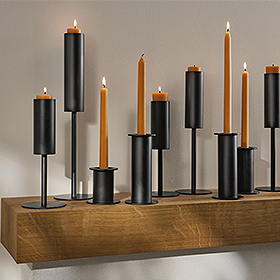 Candle holder cluster