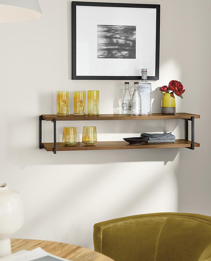 cups and vase in saffron yellow