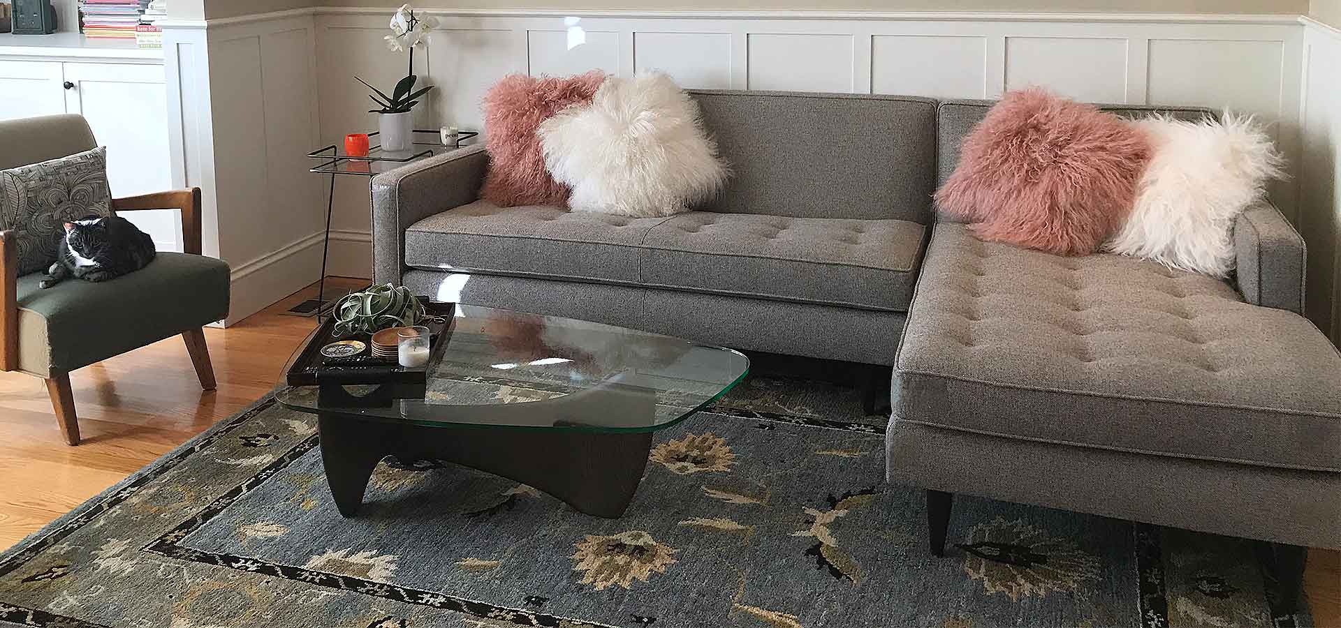 Erika Lenkert's living room