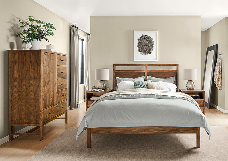 Berkeley bed, dresser, nightstand