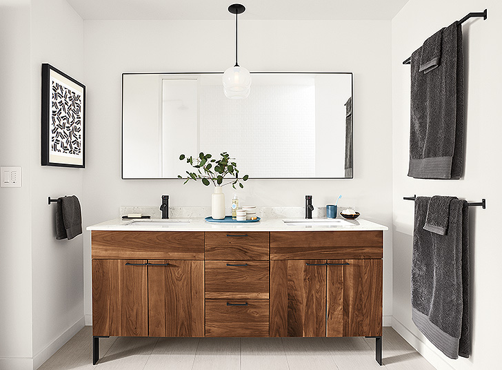 Design Your Own Modern Vanity, Modern Wood Vanity