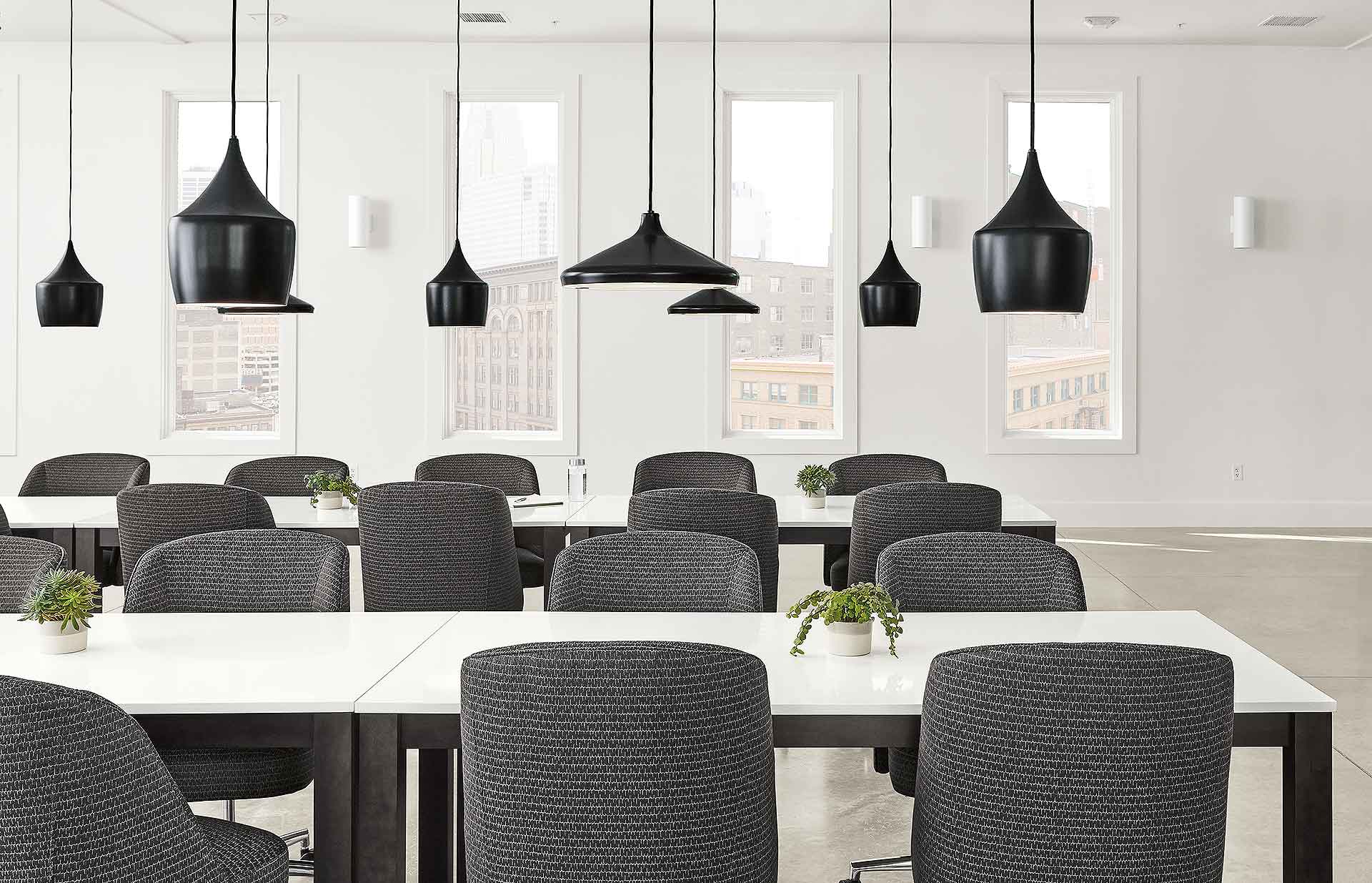 Linden tables and Cora chairs