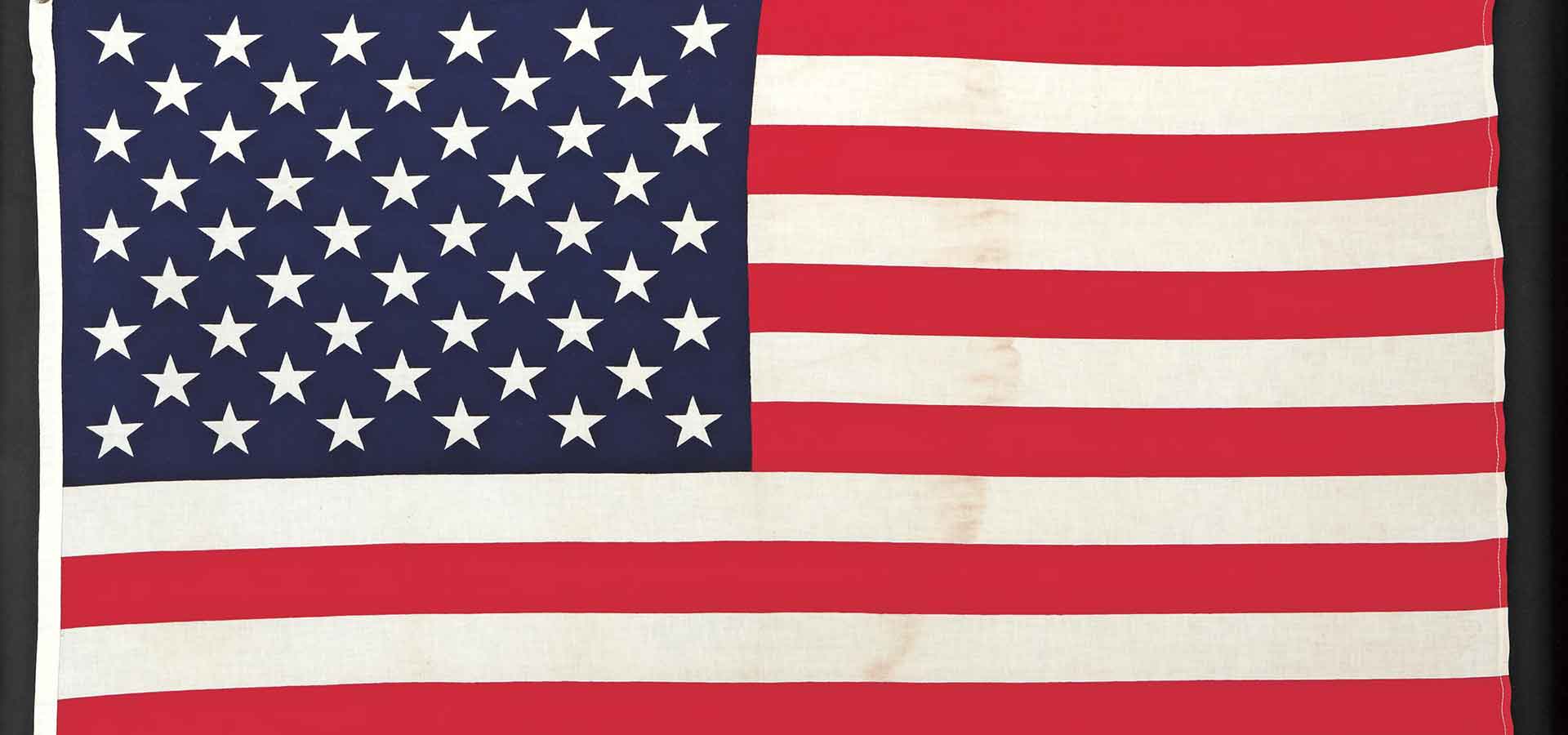 Framed American Flag