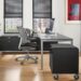 Side detail of Copenhagen benching system in office.