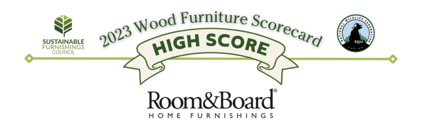 2023 Wood Furniture Scorecard High Score banner.