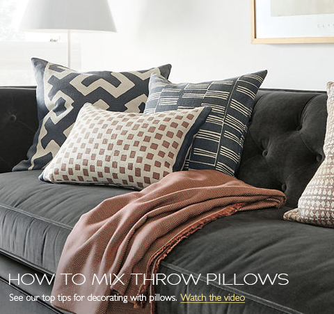 Decorating With Pillows modern throw pillows - modern home decor - room & board Decorating With Pillows modern throw pillows - modern home decor - room & board